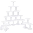 thumbnail image 1 of 20 Packs Small Empty Spools White Plastic Spools Weaving Bobbins Craft Spools for Embroidery Thread Paracord Yarn Ribbon Crafts and Sewing 2.2X 2.3 inch, 1 of 7