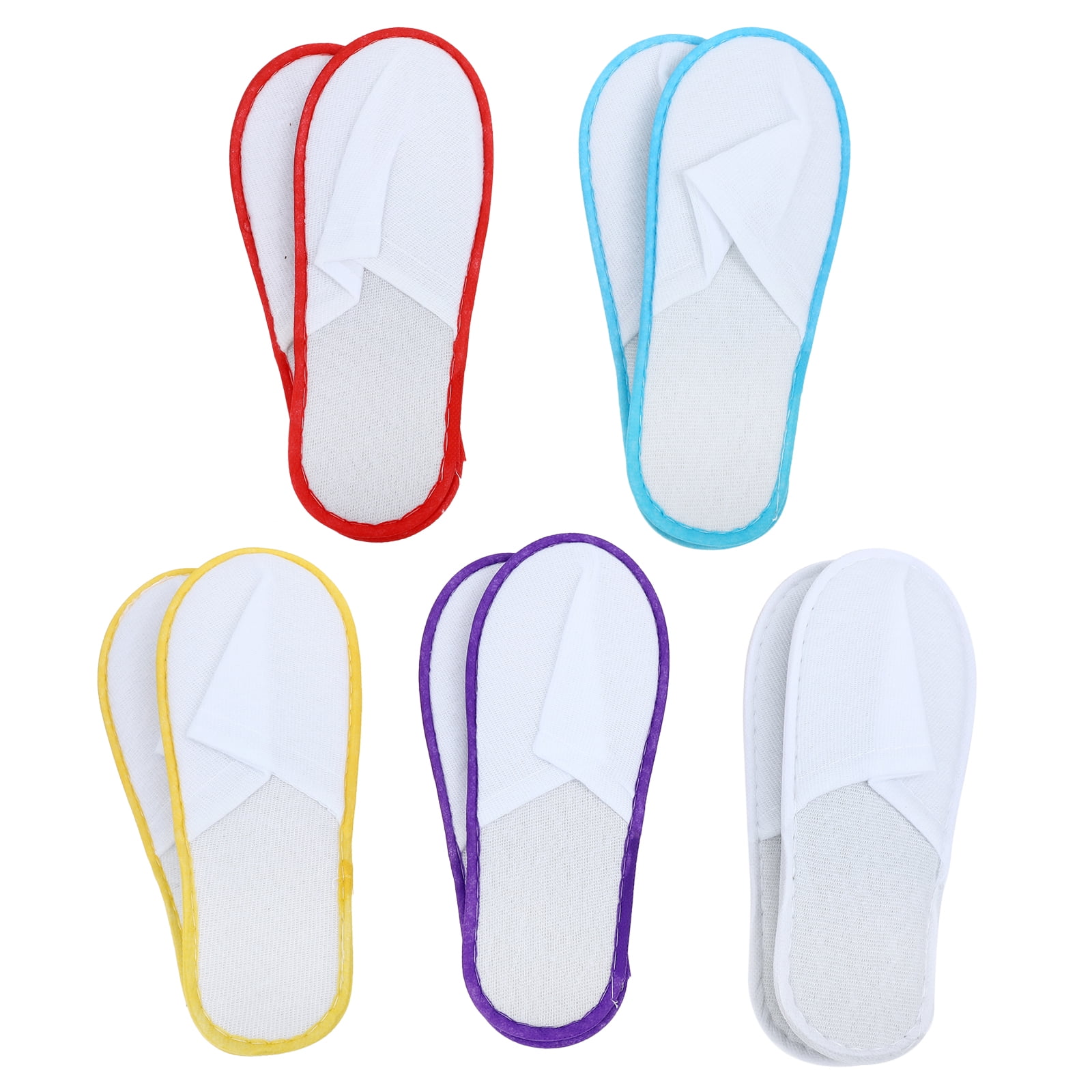 20 Pairs Disposable Slippers Ladies Womens House Beauty Salon for Hotel
