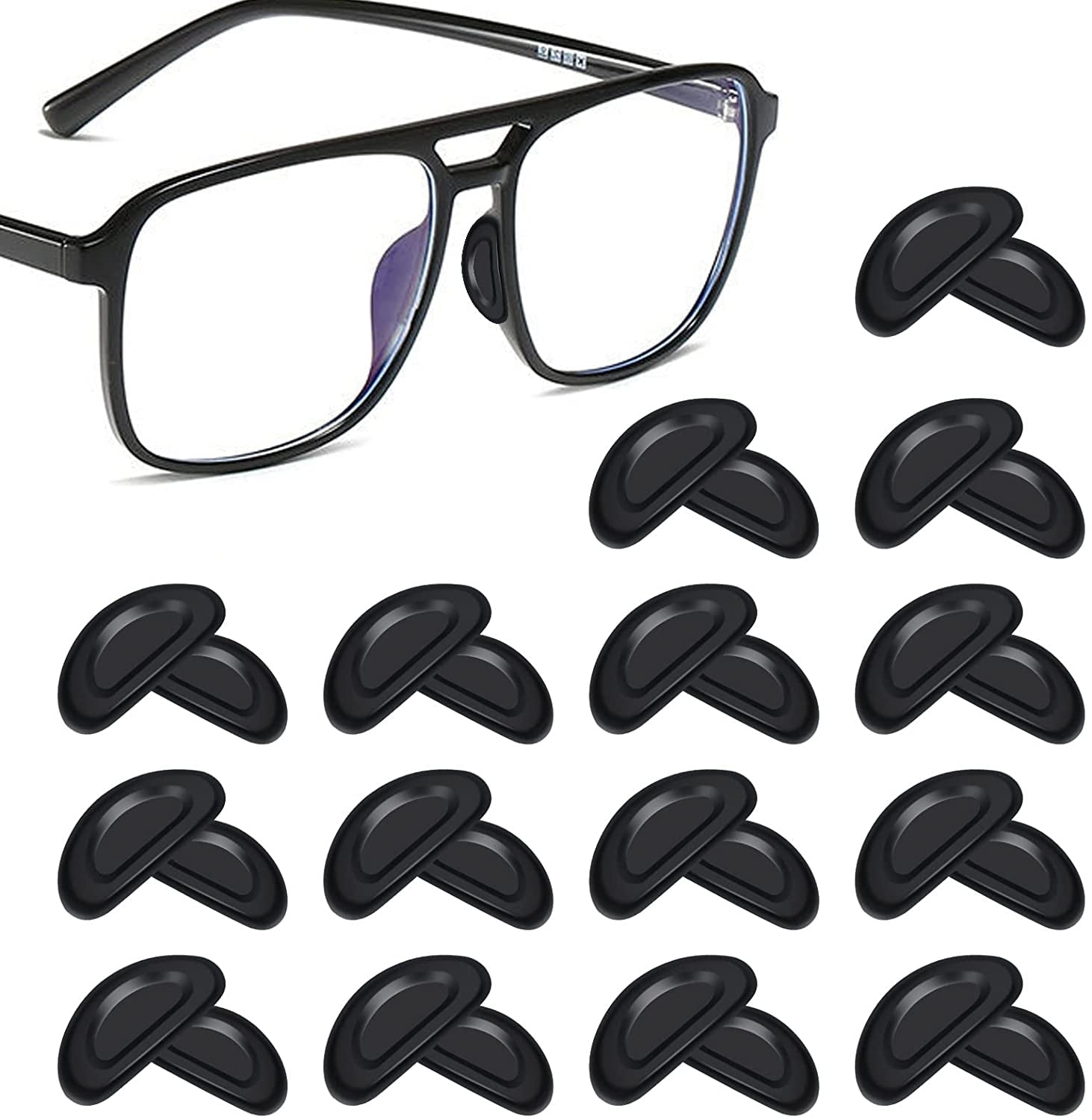Eyeglass nose pads adhesive antislip nose pads soft silicone nose pad