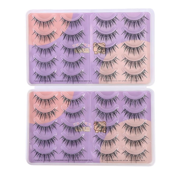 20 Pairs False Eyelashes Natural Look for Party & Photo Shoots