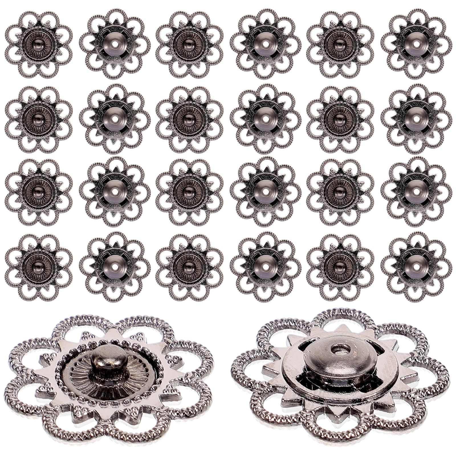 20 Pairs Hidden Buckle Sewon Snap Buttons Kids Clothing Outfits Decor