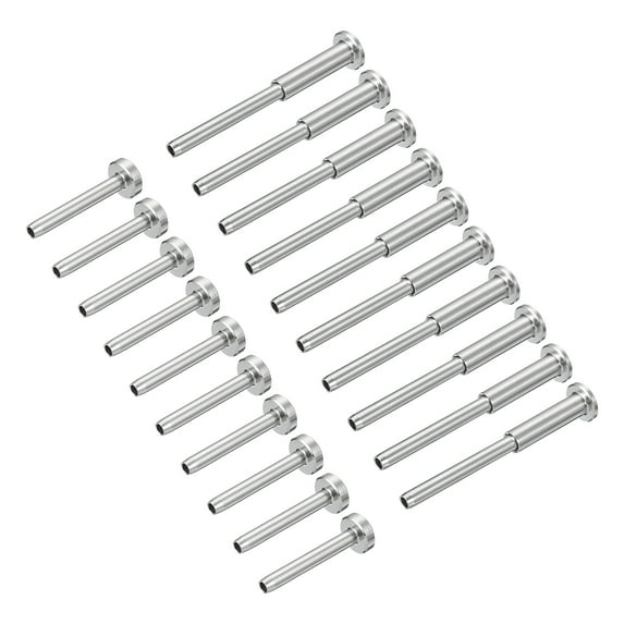 20 Pairs Invisible Cable Railing Kits, Tensioner and Terminal Hidden, Silver