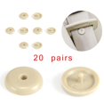 thumbnail image 1 of 20 Pairs Seat Belt Button Buckle Stop - Universal Fit Stopper Kit Beige, 1 of 8
