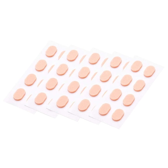 20 Pairs Soft Foam Nose Pads,Anti-Slip Nose Pad,Self Adhesive Glasses Nosepads For Eyeglasses Sunglasses Reading Glasses,Comfortable Oval Design And Protect The Makeup(0.35x0.24")(White)