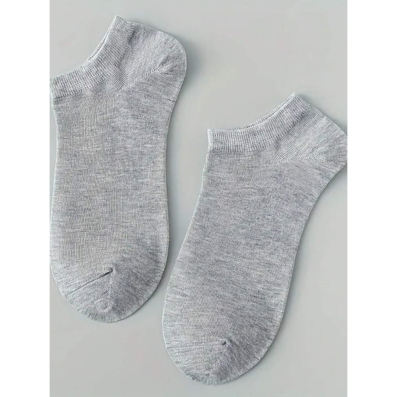 20 Pairs Unisex Invisible Low-Top Socks - Lightweight Moisture-Absorbing Sports Socks (Black/White/Gray) for Gym/Training/Casual Wear