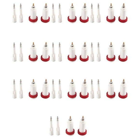 20 Pairs of 4 mm Banana Jack 10Kv -30Kv High Voltage Connector Plug and Socket Power Supply Test Instrument