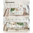 thumbnail image 1 of 20 Panels Pet Playpen with Floor,  Plastic Enclosure for Guinea Pigs, , Hamsters, Hedgehogs, White, 1 of 7