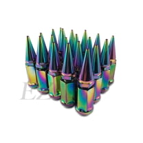Neo Chrome Spike Lug Nuts; M12x1.5; Set of 24 (82-02 Firebird Neo Chrome Spike Lug Nuts; M12x1.5; Set of 24 (82-02 Firebird