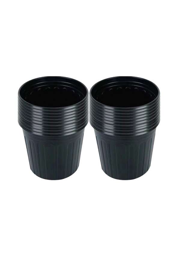 20 Pcs 1 Gallon Nursery Pots,Thickened Soft Plastic Plant Pots with Holes,Garden Flower Seedling Pot Container for Seedling,Cuttings,Transplanting