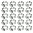 thumbnail image 1 of 20 Pcs 10-16mm Hose Clamp Stainless Steel Hose Clamp Adjustable Worm Gear Hose Clamp, Metal Fuel Line Pipe Clamp for Plumbing, Automotive And Mechanical Application, 1 of 6