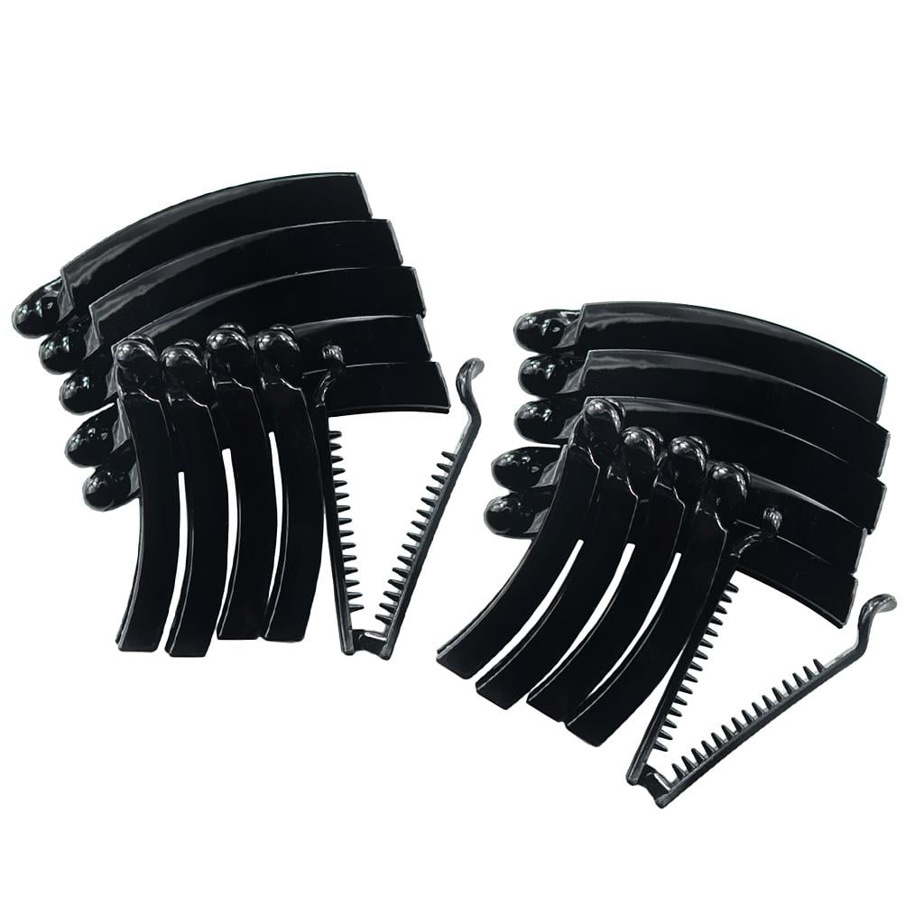 20 Pcs 10 Cm 8 Cm Korean Square Bananas Hair Clips Accessories