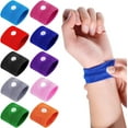 thumbnail image 1 of 20 Pcs(10 Pairs) Motion Sickness Bands,Travel Sickness Wristbands, Anti Sickness Band Wristbands, Morning Sickness Relief Bands, Anti-Nausea Relief Wristbands for Kids Adults Sea, Travel, Car Sickness, 1 of 7