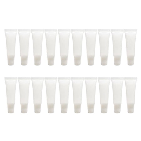 20 Pcs 10ml 15ml Empty Tubes Containers for Cosmetic Refillable - 10ml