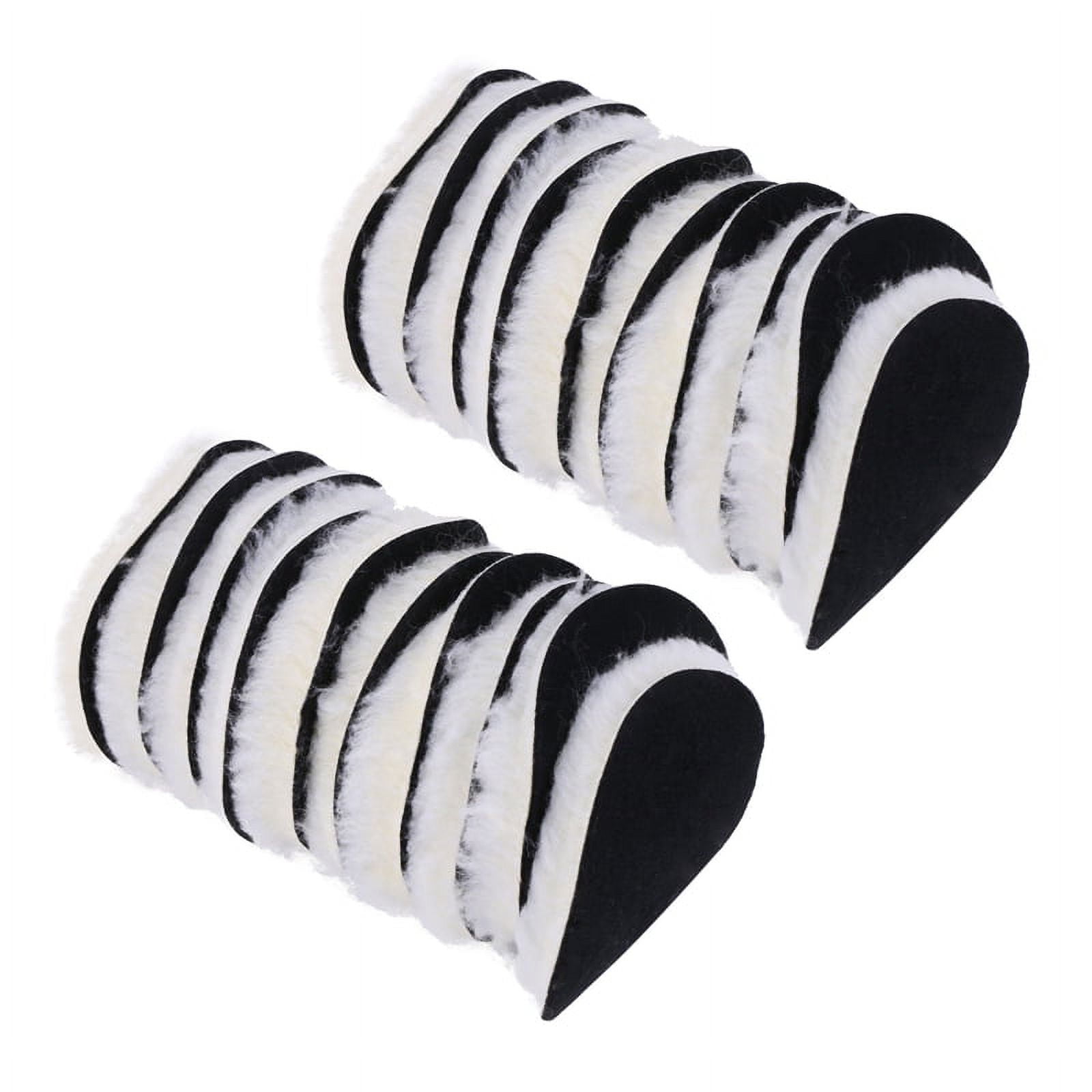 20 Pcs 125 mm Car Polishing Pad 5 Inch Inch Polish Waxing Pads Wool