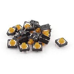20 Pcs 12x12x8mm 4 Pin DPST Momentary Micro Push Button Switch