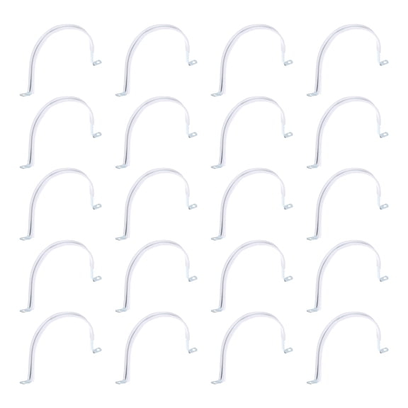 20 Pcs 13/16 Inch Rigid Pipe Strap,  2 Holes U Bracket Cable Clamp Hanger