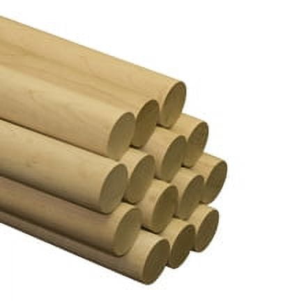 20 Pcs 2" x 36" Maple Dowels A quality dowel begins with quality lumber. Our dowels are made from select Birch and Maple.