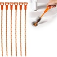 thumbnail image 1 of 20 Pcs 20 Inch Hair Drain Cleaner Tools, Plumbing Snake for Shower Drain, Bathtub Hair Catcher, Drain Hair Removal Tool for Unclog Kitchen Bathroom Sink, 1 of 5