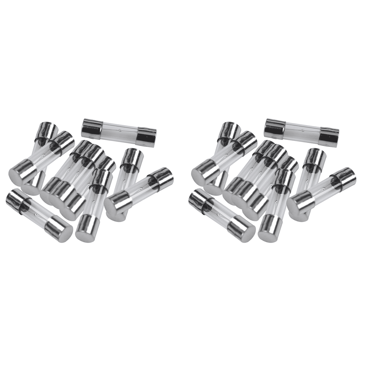 20 Pcs 250V 3A 3Amp Slow Blow Glass Fuses Tubes 5Mm X 20Mm