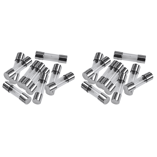 20 Pcs 250V 3A 3Amp Slow Blow Glass Fuses Tubes 5Mm X 20Mm