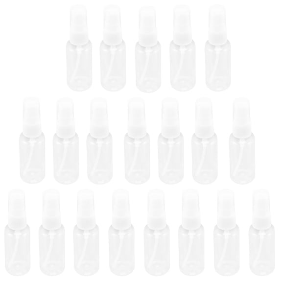 20 Pcs 30 Ml(1oz) Clear Plastic Spray Bottle,transparent ,portable Refillable Spray Sprayer Bottle
