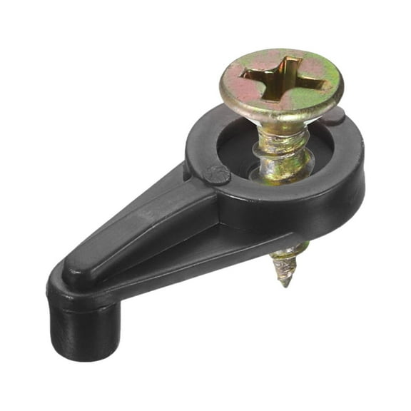 20 Pcs 4 Colors Glass Retainer Clips Kit 3.5mm Glass Clip with Screws for Glass Cabinet (Black, Brown, Clear, White)