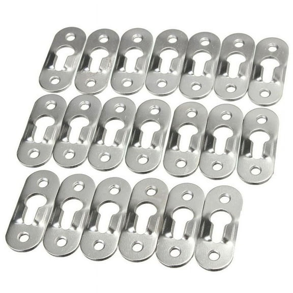 20 Pcs 44mm Metal Keyhole Hanger Fasteners Picture Photo Painting