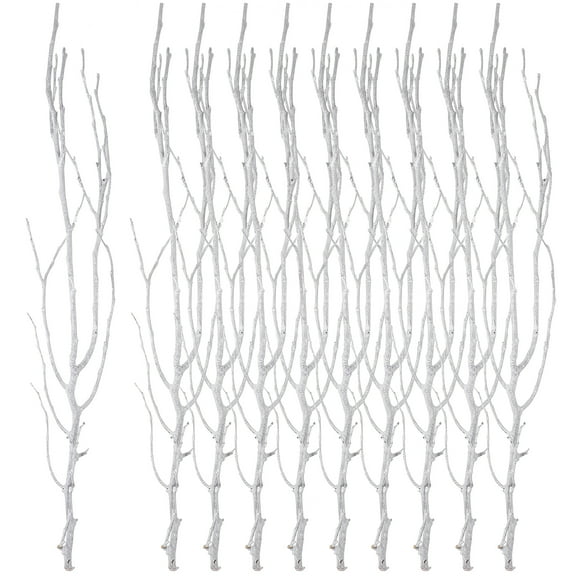 20 Pcs 50 Cm Dried Twigs House Plants Twigs for Crafts White Vases Twigs and Branches for Vases