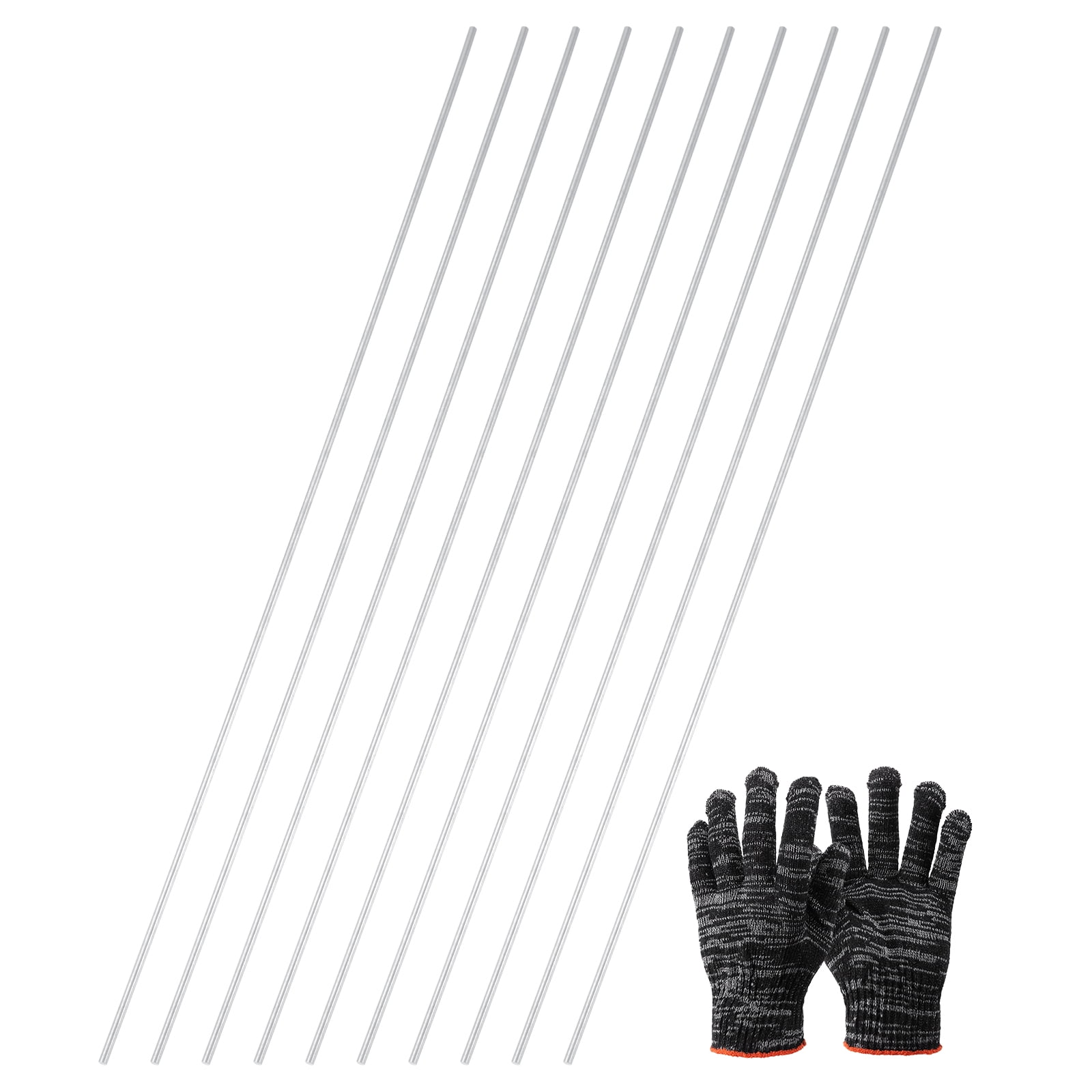 20 Pcs 6061 Aluminum Rod 5/64