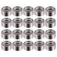 thumbnail image 1 of 20 Pcs 681XZZ 1.5x4x2mm Double Metal Shield Single Row Deep Groove Ball Bearings Silver Tone, 1 of 6