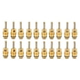 20 Pcs Air Conditioning Valve Core Aluminum Alloy Copper Automotive AC