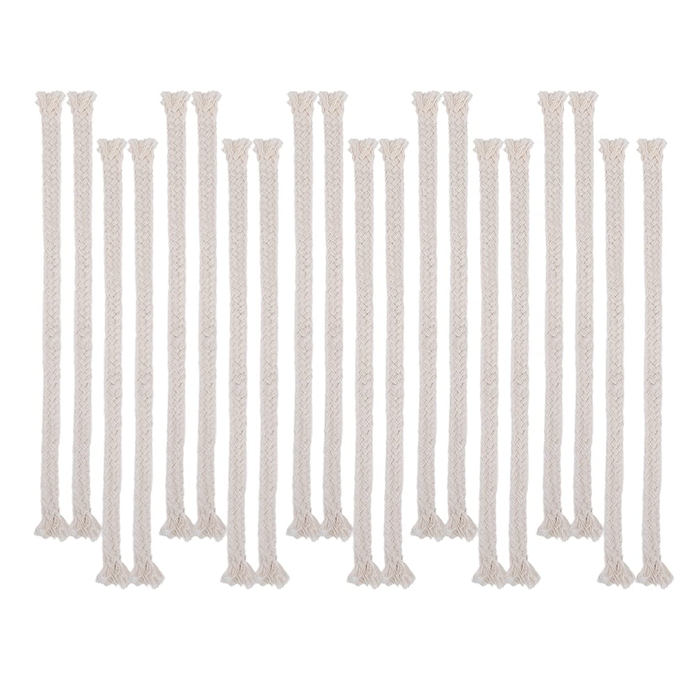 20 Pcs Alcohol Cotton Wick Tiki Wicks for Bottles Oil Lamp Parts Lantern Kerosene