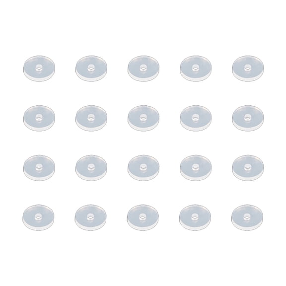 20 Pcs Anti-hyperplasia Piercing Healing Discs Saucer Silicone Fixing Ring