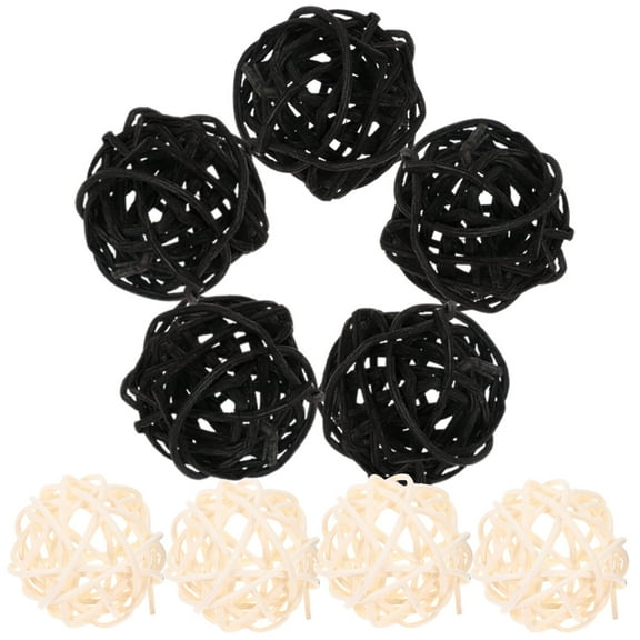 COSMOBETTY Fragrance Diffuser Rattan Balls for Home 20Pcs 1.2In Diameter