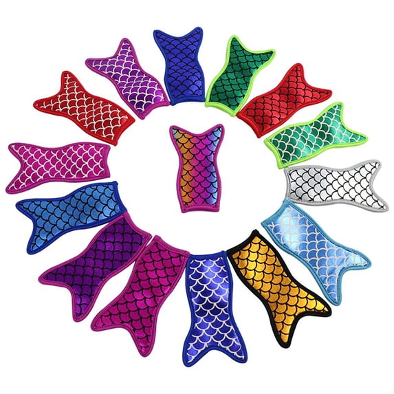 (20 Pcs) Aspire Neoprene Mermaid Ice Pop Sleeve Holder, Multi Color