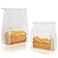 thumbnail image 1 of 20 Pcs Bakery Bags with Window 10.6x8.7x4.5in Bread Loaf Bags Food Storage Bags with Tin Tie Closure for Toast,Cookie, Coffee Bean,Candy, Bread, Sandwich Packing, Treat Bags (White), 1 of 7