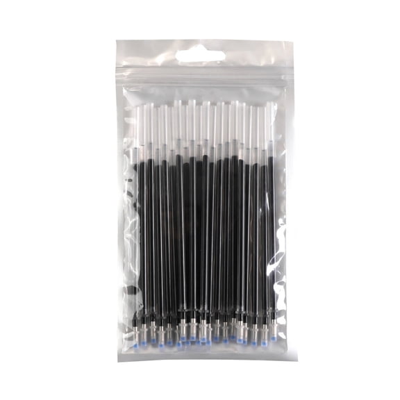 20 Pcs Ballpoint Pen Refills,Replaceable Ink Pen Refills,Ballpoint Pen Refills Replacement,Ballpoint Pen Refills Ink Pen Refills,Smooth Writing Ballpoint Pen Refills,for Journal Writing,(Black,0.5mm)