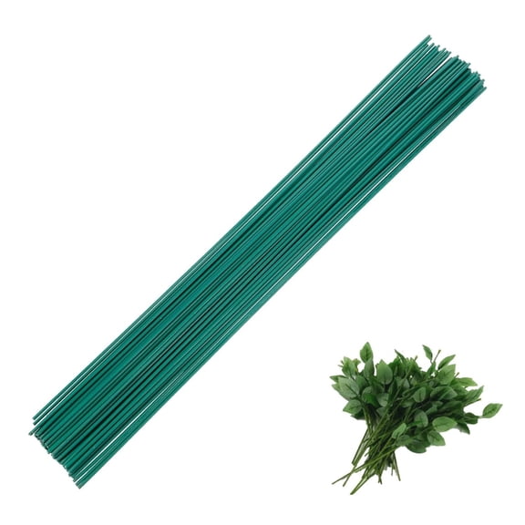 20 Pcs Bendable Flower Stick Wires for DIY Crafts, Topboutique Dark Gray Fake Flower Sticks Plastic Rose Buds for Bouquet Making, Floral Arrangement, Wreath Decor, Home Art Craft Tool 16in