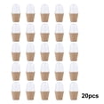 thumbnail image 1 of 20 Pcs Biodegradable Nursery Pots with Humidity Dome- 5.59 Inch Square Seeding Starter Pot for Planting- Peat Pots for Seedlings Garden Vegetable Flower Germination （Without holes）, 1 of 9