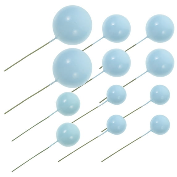 20 Pcs Birthday Cake Decoration Balloon Cake Balls Decoration Party Cake Balls Birthday Cupcake Decor Cake Decorations