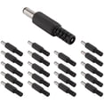 thumbnail image 1 of 20 Pcs Black 2.5mm x 5.5mm DC Power Male Plug Jack Adapter, 1 of 5