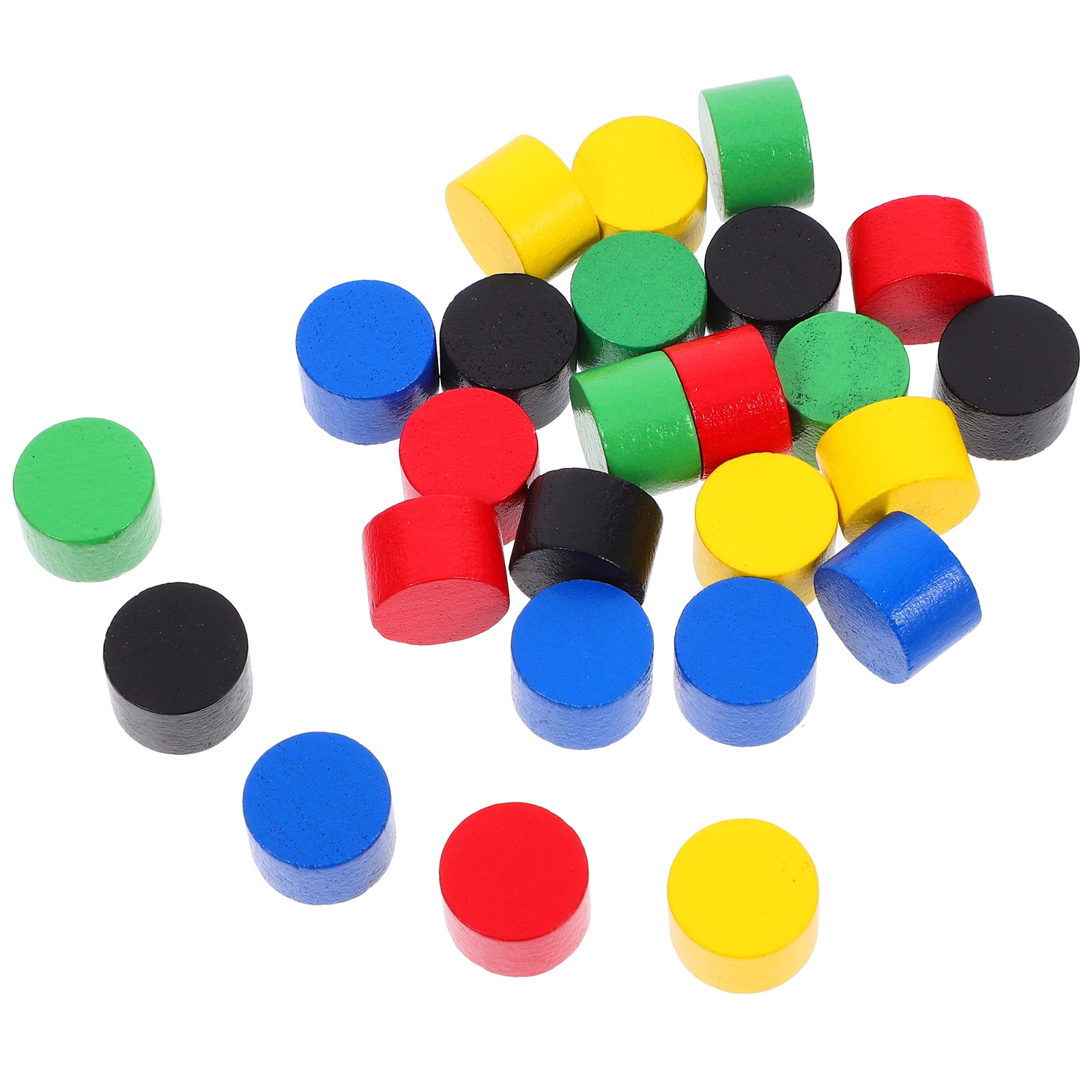 20 Pcs Board Game Pieces Kids Chess Set Children's Flying Woody Toy Tabletop Markers Ludo