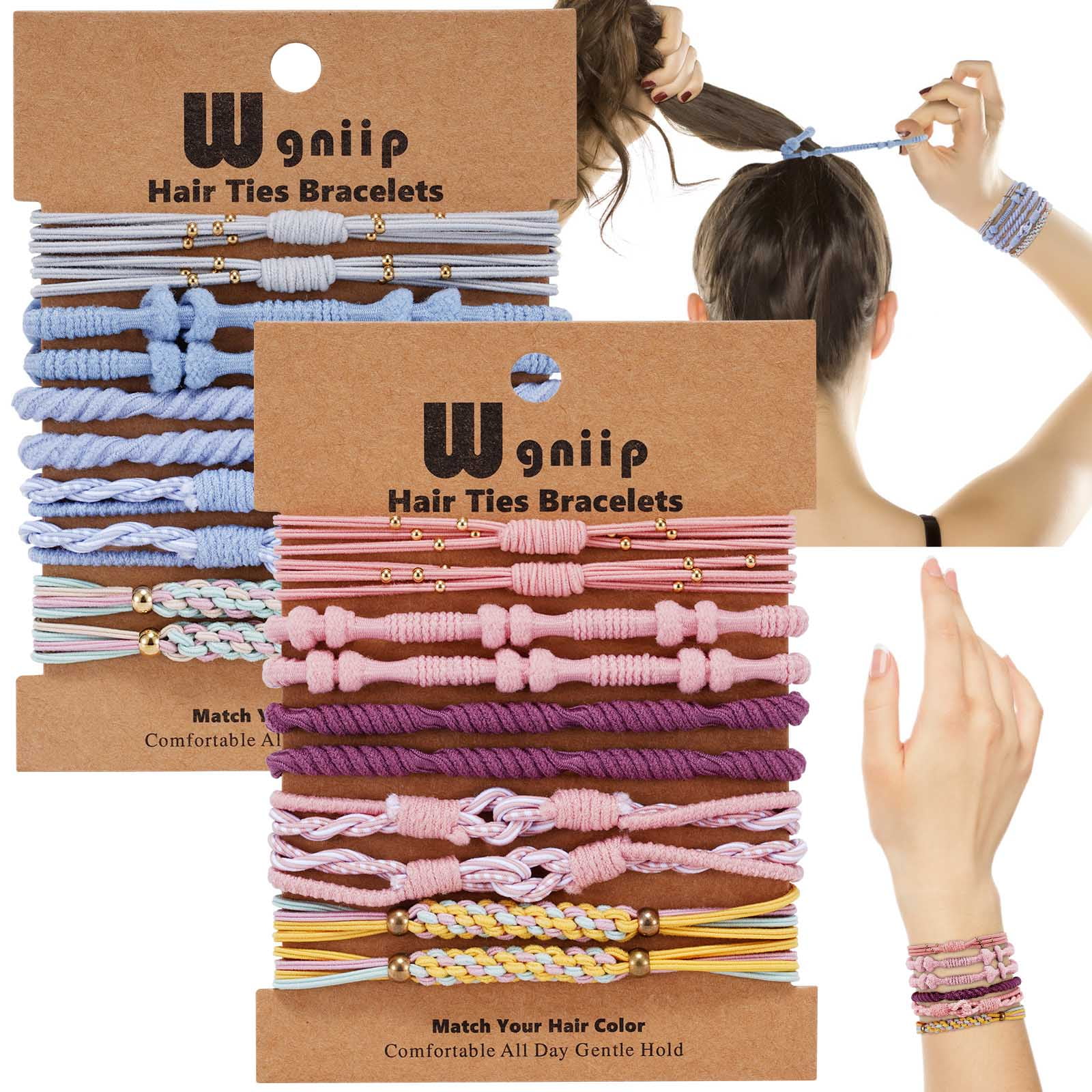 hair ties like bracelets