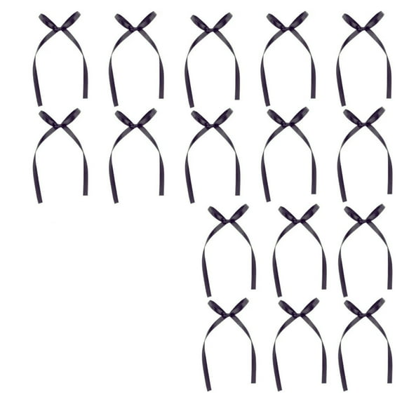 20 Pcs Bow Cupcake Toppers For Birthday Party Decorations, High Quality Fabric Cake Decoration Supplies, Easy To Use No Assembly Required