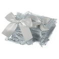 thumbnail image 1 of Uxcell 20 Count Bow Organza Gift Bags, Wedding Favor Bag Gray 3.5" x 4.7", 1 of 7