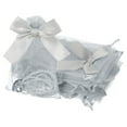 thumbnail image 1 of Uxcell 20 Count Bow Organza Gift Bags, Wedding Favor Bag Gray 4.3" x 6.3", 1 of 7