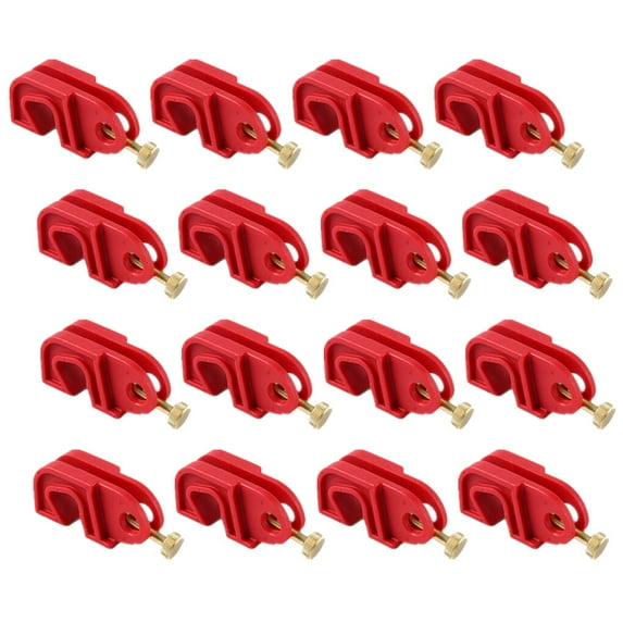 20 Pcs Breaker Safety Lock Lockout Device Single and Multi Pole Switch Locks Hardware Miniature Durable Industrial Supplies cb-02-2