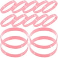 thumbnail image 1 of 20 Pcs Breast Cancer Bracelet Wrist Band Wristbands Straps Pink, 1 of 8