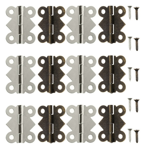 20 Pcs Butterfly Hinge Decorative Hinges Drawer Hinges Door Hinges Vintage Hinges for Cabinets Cabinet Door Hinge