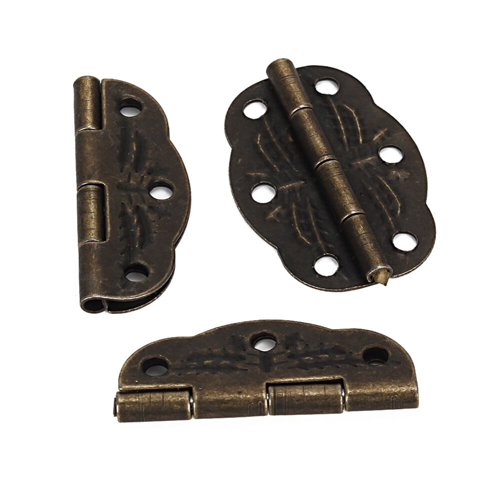 20 Pcs Cabinet Hinges Iron Hinges Craft Hinges Furniture Door Hinges ...